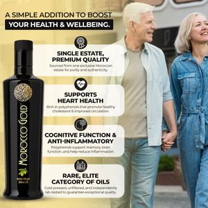Morocco Gold Extra Virgin Olive Oil 500ml – Premium Cold Pressed