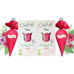 MANGALAM Campure Camphor Cone (Rose) Pack of 2-100% Organic | Air Freshener for Car, Wardrobe, Office Cabin's, Drawers, Travel Bag & Bathroom