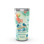 Tervis Traveler Margaritaville - Tropical Triple Walled Insulated Tumbler Travel Cup Keeps Drinks Cold & Hot, 20oz, Stainless Steel