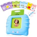 TimingSXD French & English Bilingual Talking Flash Cards for Toddler/Beginning - Learning Educational Toy to Learn French/English,Talking Flash Cards for Ages 2+