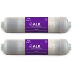 Express Water Incorporated FLTALKQ10-2Pcs Alkaline Filter 2 Pack – Mineral Inline Filtration,