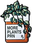 Plants Rx Botanical Enamel Badge Reel Pin | Cute Nurse Healthcare Medical Pharmacy Gift