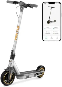 10 Inches Foldable Electric Scooter - Unique Performance and Upgraded Pneumatic Tire Foldable Commuter, Suitable for Adult and Easy to Store and Transport - HURES36