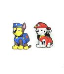 Pack of 2 Paw Patrol Doggy Shoe Charms (Multicolour) Originall Quality