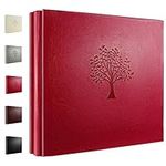 Photo Album 6x4 600 Pockets Photos, Leather Cover Large Picture Albums Holds 600 Horizontal and Vertical Photos