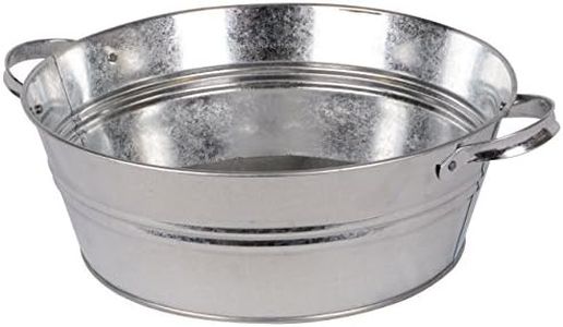Bac Nature Kolibri - En zinc - Avec 2 anses - 13 l - Idéal pour bière, plante, champagne, jardin