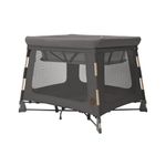 Maxi-Cosi Swift 3-in-1 Portable Cot, Bassinet & Playpen, Easy Fold, Unique Two-Stage Comfortable Mattress, Breathable Mesh Sides, Travel Friendly, Mattress Included, Birth - 3.5 Years, Graphite