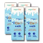 VeganDay PlantCa Almond Drink 200ml (Pack of 4) | Plant-based & Calcium Rich | Lactose Free & Cholesterol Free | No Refined Sugar & No Preservatives