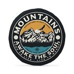 Mountains Adventure Awake The Soul Spare Tire Cover Wheel Protectors Weatherproof Dust-Proof UV Sun Universal for Trailer Rv SUV Truck Camper Travel Trailer (16" for Diameter 29"-31")