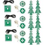 AZDelivery 3x DIY LED Christmas Tree Kit: Christmas tree electronics kit for soldering - soldering kit for a spinning Christmas tree with LEDs, music and USB connection