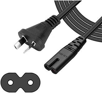 AU Plug Power Cord for Sony PlayStation PS4 1 2 PS1 PS2 PS4/PS3 Slim, 1.5m 2 Pin Core Figure 8 Power Cord IEC-C7 AC Cable