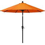 MasterCanopy Patio Umbrella for Outdoor Market Table -8 Ribs(2.7M,Orange)