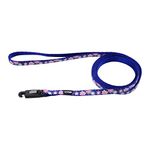 Coastal - Li'l Pals - Reflective Leash, Flower with Dots, 3/8" x 06'