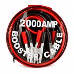 AJIGNA MART 2000 AMP Booster Cable for Car Battery | Premium Heavy Duty Jumper Cable with Alligator Wire Clamps | Jump Start for Dead Batteries | Off-Road Emergency Auto Cable