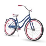 Huffy Fairmont 26" Cruiser Bike, Gloss Sky Blue, Comfort Padded Saddle, Ergonomic Design, Anti-Spray Fenders, Quick Connect Build