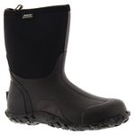 Bogs Men's Classic Mid Waterproof Winter & Rain Boot,Black,9 M