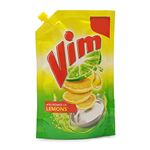 Vim Lemon Dishwash Liquid Gel - 140ml Pouch