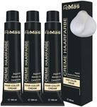 FemMas Hair Colour Bleaching Enhancer 1000 I Professional Lightening Cream for Light Colours I Matte Blonde Hair I Nourishing Argan Oil, Keratin & Ceramide I Permanent Hair Dyeing 3 x 100 ml