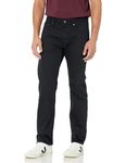 Amazon Essentials Men's Straight-Fit Stretch Jean, Black, 38W / 32L