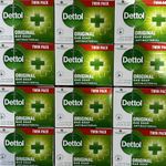 Dettol Original Antibacterial Soap Twin Pack, 100g Bars, 6 Pack Bundle