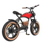 iENYRID Electric Bike for Adults, 20" Fat Tire E-Bike 13 AH Battery,600Wh 36 Mile Range/LCD Display Commuter Electric Bicycle Mountain Ebike