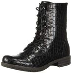 Volatile Women's Ministry Combat Boot, Black, 7 M US