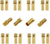 20Pair Amass 3.5mm Gold Bullet Banana Plug Connectors Male Female for Battery ESC Motor RC Car Boat Drone Electric Wire Parts