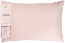 Clementine Sleepwear Essentials Organic King Size Pillowcase Ballet Pink | Two-Tone Bamboo and Silver Ion Silk for Acne-Prone Skin, Anti-Aging, and Hydrated Hair and Skin