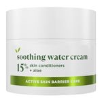 Simple Soothing Water Face Cream facial moisturiser with 15% skin conditioners, aloe and ceramide boosters for a healthy skin barrier calms and hydrates dry, sensitive skin 50 ml