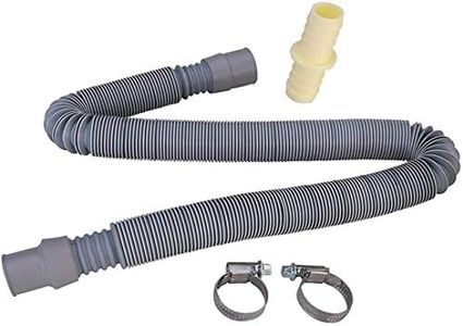 Utiz Extendable Drain Hose Kit 19mm-28mm Cuff For Bosch Siemens Electrolux Washing Machines & Dishwashers