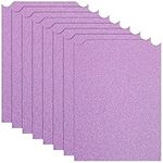 Fuutreo 8 Pcs Self Adhesive Emery Paper, Dog Scratch Pad Replacement, Cat Nail File Scratcher Stickyback Sandpaper for Pet Manicure Pedicure, Dog Scratch Board, Trim, Nail Care 10 x 14.2 Inch (Purple)