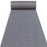 Red Carpet for Marriage Hall Decoration & Party Decoration Fabric Red Carpet Floor & Awards Night Party Item Size 5X40 Color Grey