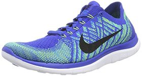 Nike Men's Free 4.0 Flyknit Game Royal/Blk/Pht Bl/Hypr Jd Running Shoe 9.5 Men US