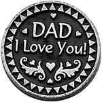CA Gift PT119 Dad Pocket Token, 1"