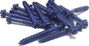 1/4" x 3-1/4" Wej-It Slotted Hex Washer Head Wej-Con (Tapcon) Concrete Screw w/Bit - 100/BX