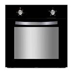 60cm Single Electric Oven In Black, Multi-function - SIA SSO59BL