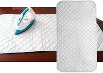 Portable Ironing Blanket Ironing Mat Heat Resistant Pad Cover for Washer Dryer Table Top Countertop Ironing Board for Small Space