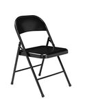 National Public Seating 910 Folding Chair, Steel, Black (Pack of 4)