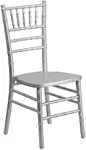 Flash Furniture HERCULES Series Silver Wood Chiavari Chair