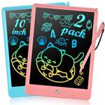 RaceGT LCD Writing Tablet for Kids Toddler Toys, 2 Pack 10 Inch Drawing Pad, Doodle Board Gifts for Kids,Christmas Birthday Gift, Drawing Tablet for 3 4 5 6 Years Old Toddler Boys Girls