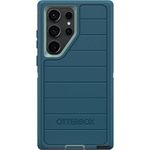 OtterBox Galaxy S23 Ultra (Only) - Defender Series Case - Manoeuvre (Blue) - Rugged & Durable - with Port Protection - Case Only - Microbial Defense Protection - Non-Retail Packaging