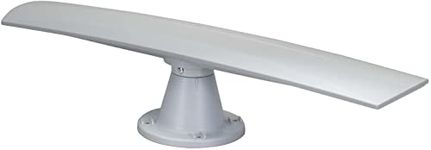 Magnadyne TV-X Omni-Directional Amplified TV/AM/FM Antenna and Distribution Plate… (White)