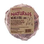 Rosewood Naturals Edible Gnaw Weave-A-Ball, Large, Toy for Small Animals