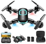REDRIE Drone with Camera - Foldable Drone for Beginners with 1080P FPV Camera, Upgrade Altitude Hold, Gestures Selfie, Waypoint Fly, Headless Mode, 3D Flip, One Key Start, 3 Speed Mode, Circle Fly, 2