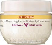 Burt's Bees® Face Cream, Renewal Anti-Wrinkle Moisturizing Face Cream, Holiday Gift, with Bakuchiol Natural Retinol Alternative, 51 g