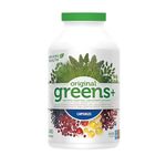 Genuine Health Greens+ Original, 20 servings, 240 capsules, Superfoods, antioxidants and polyphenols to nourish and energize your body, Dairy and gluten-free