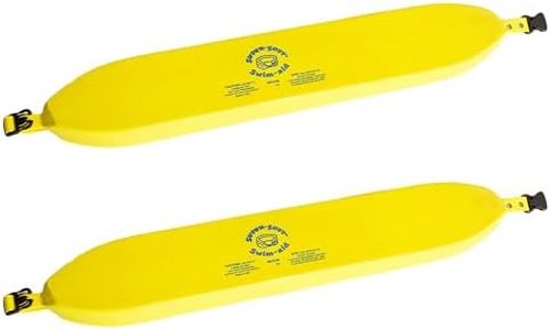 TRC Recreation Super Soft Size Small Promotional Waist Swim Belt for Adults, Foam Pool Float for Boat Swimming Accessories, 2 Pack, Yellow