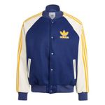 adidas Originals Men's SST Bomber Jacket, Dark Blue/White, Small