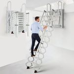 Wall Mounted Attic Ladder, Heavy Du