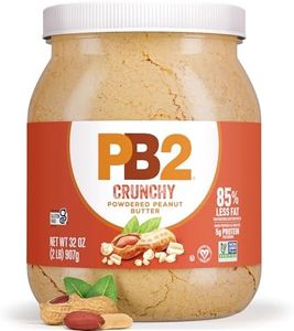 PB2 Crunchy Powdered Peanut Butter - Peanut Butter Powder with Small Crunchy Peanut Pieces [2 Lb/32oz Jar]